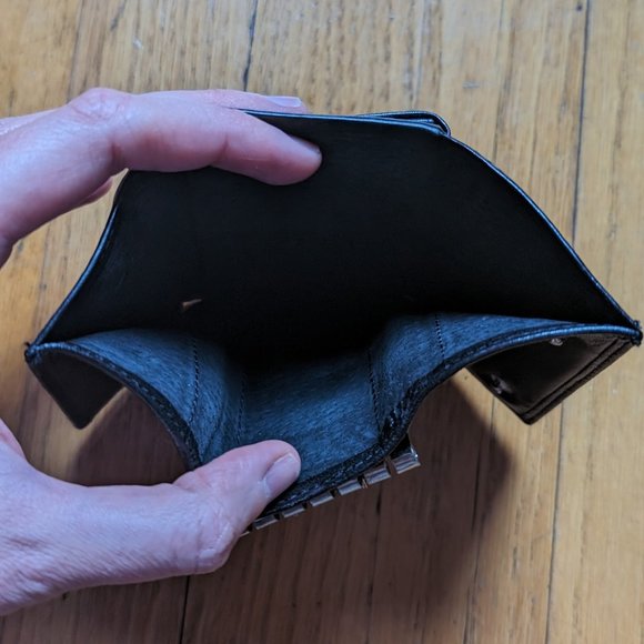 Petek Genuine Leather Men's Key Holder Wallet with Coin Purse - Black - Picture 2 of 5